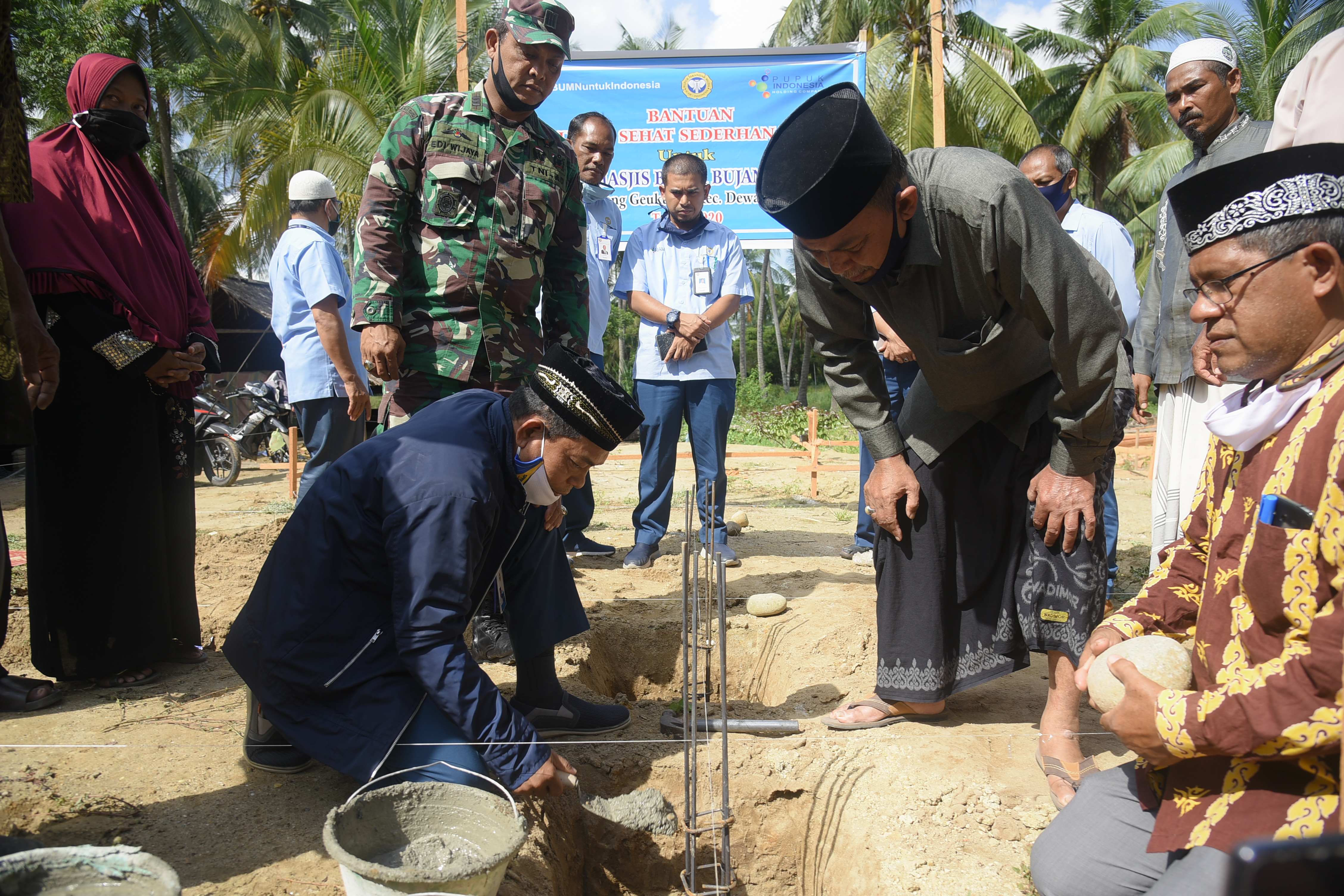 PIM Bantu Rumah Sehat Sederhana (RSS) untuk Bilal Masjid Bujang Salim Krueng Geukueh